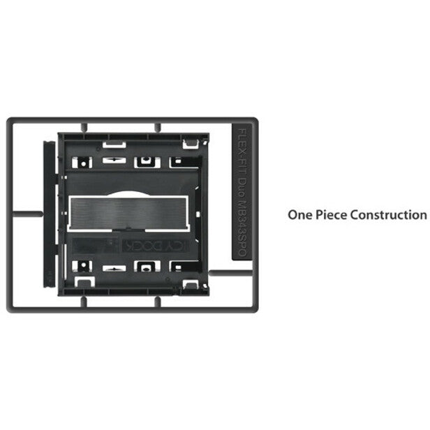 Icy Dock MB343SPO FLEX-FIT Duo Drive Bay Adapter, 5.25" to 3.5" HDD/Device Bay+Ultra Slim ODD Bay Mounting Kit Bracket