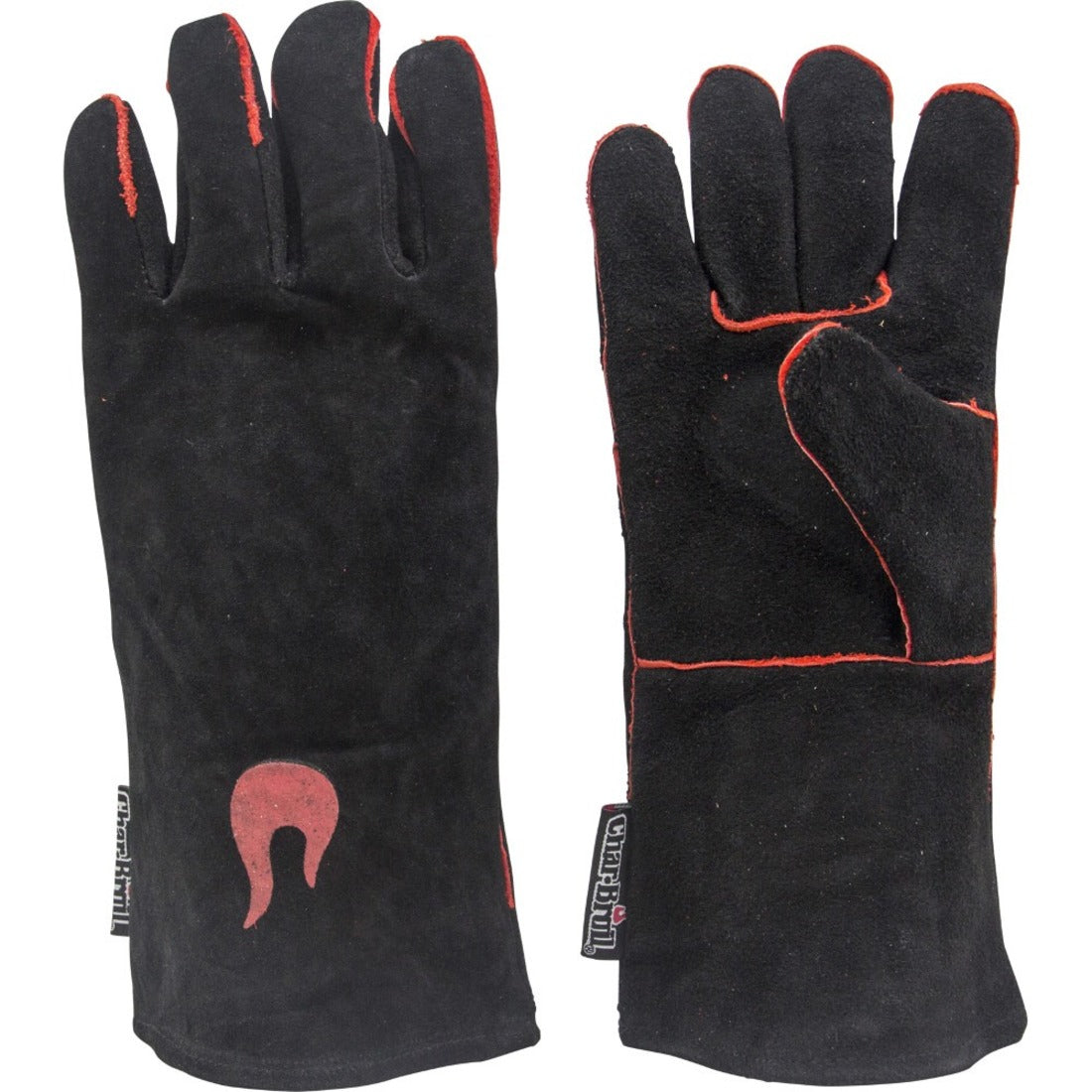 Char-Broil 9987454 Work Gloves, Flame Resistant, Durable, Non-slip Grip, Medium Size, Black