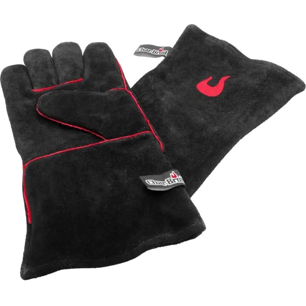 Char-Broil 9987454 Work Gloves, Flame Resistant, Durable, Non-slip Grip, Medium Size, Black