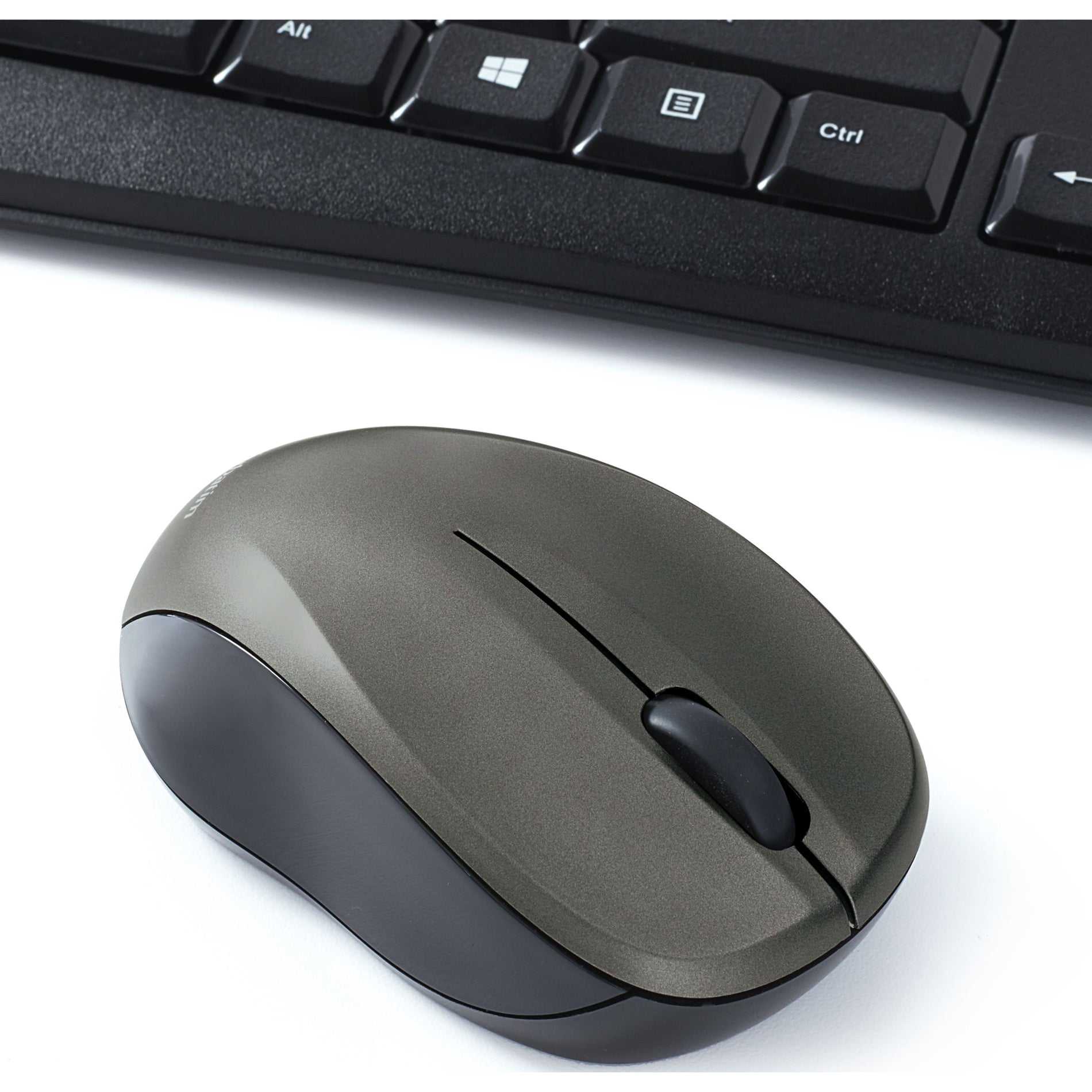 Verbatim 99779 Silent Wireless Mouse and Keyboard - Black, Nano Receiver, 1-Year Limited Warranty