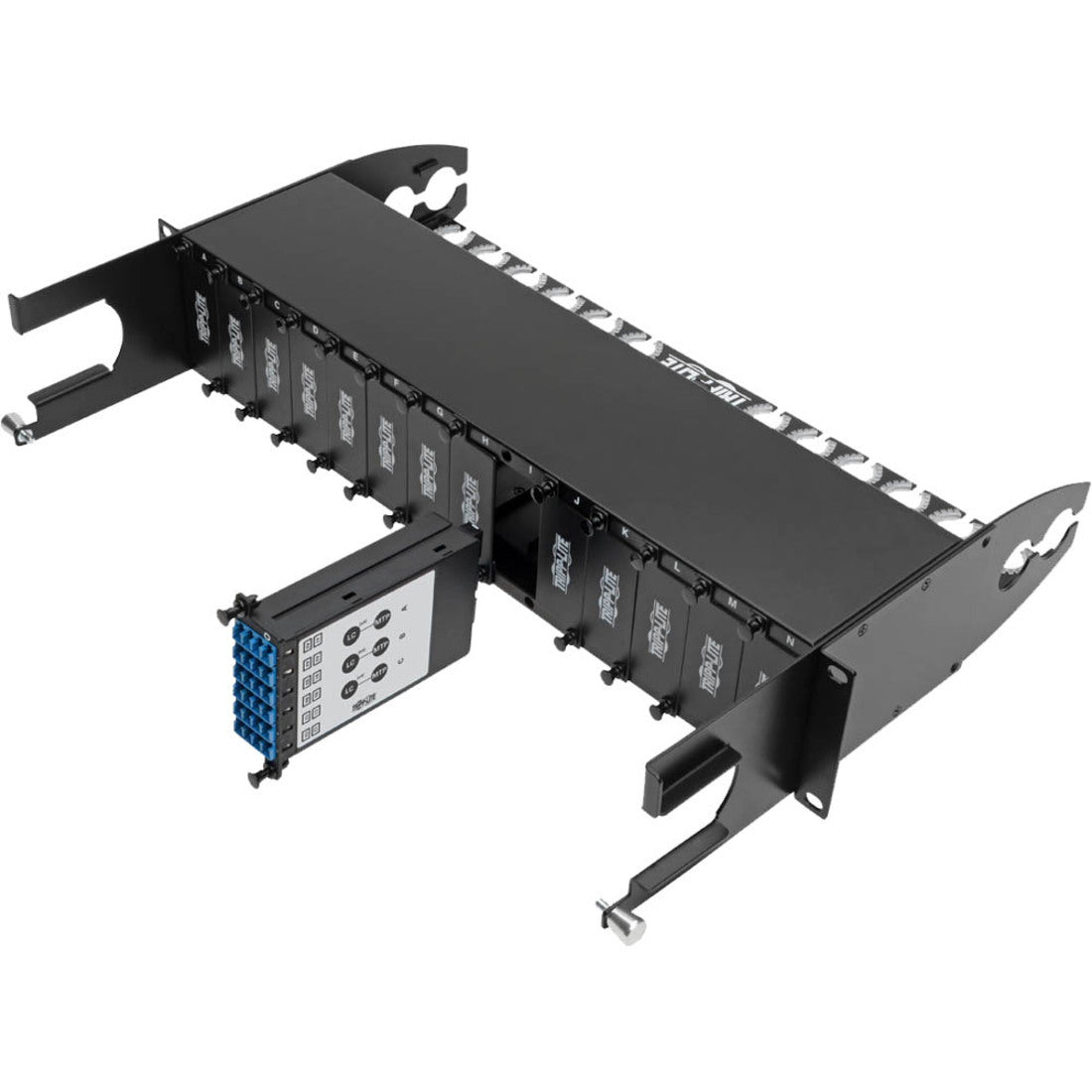 Tripp Lite N482-3M8L12S Network Patch Panel, 9/125 Singlemode Fiber Optic 40/100 Gb to 10 Gb Breakout Cassette