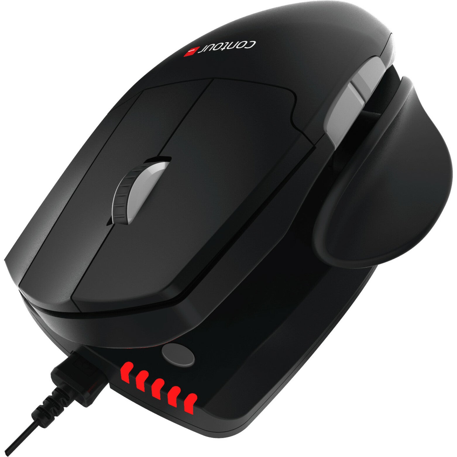 Contour Unimouse Unimouse-WL Ergonomic Wireless Mouse, 7 Buttons, 2800 DPI
