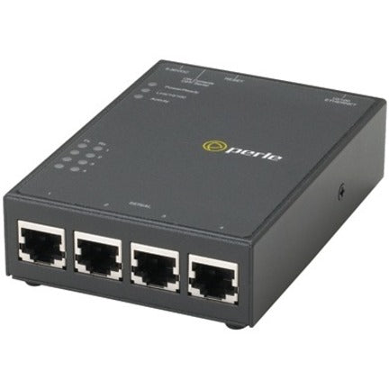 Perle 04031904 IOLAN STS4D GR Secure Terminal Server, 4 Serial Ports, Gigabit Ethernet, 512MB Memory
