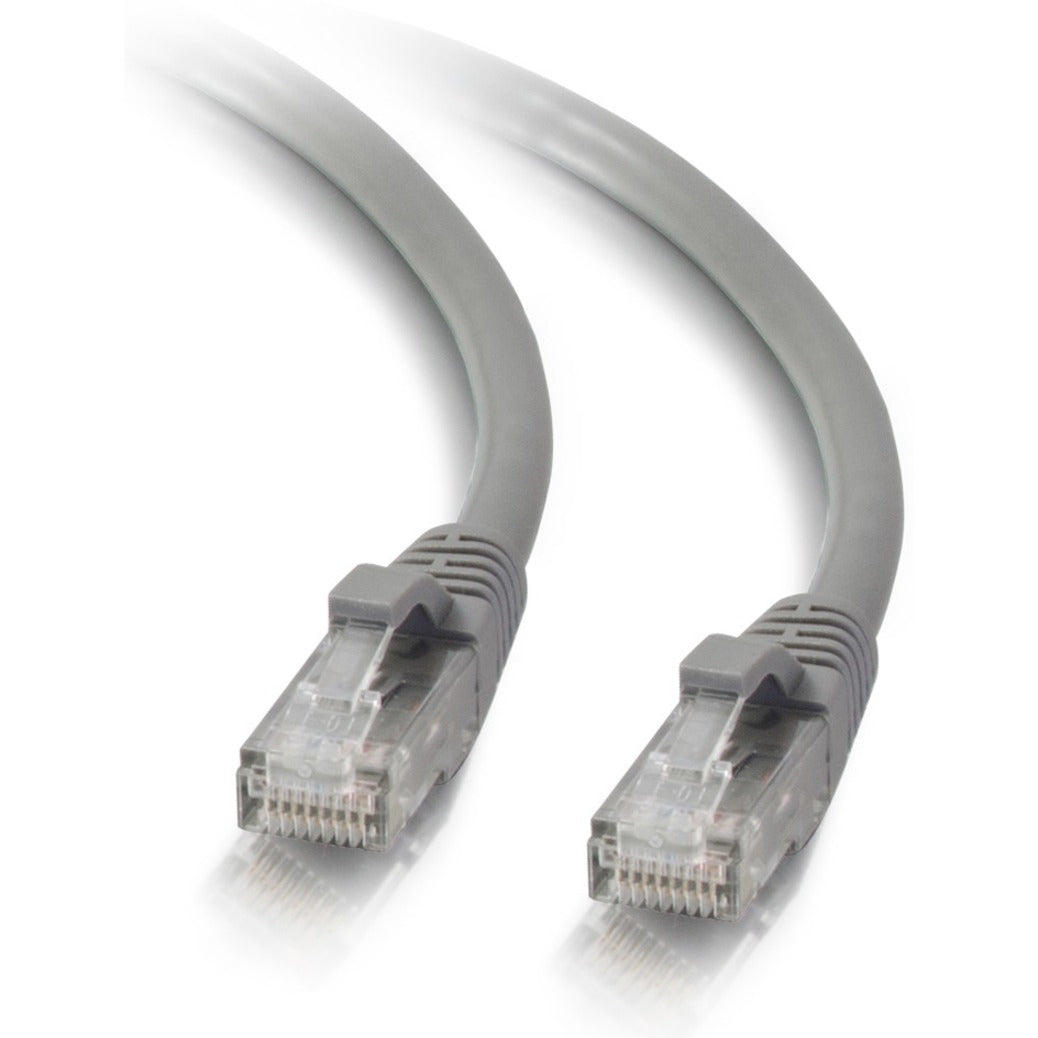 C2G 24814 1ft Cat5e Unshielded Ethernet Cable, Gray, Lifetime Warranty