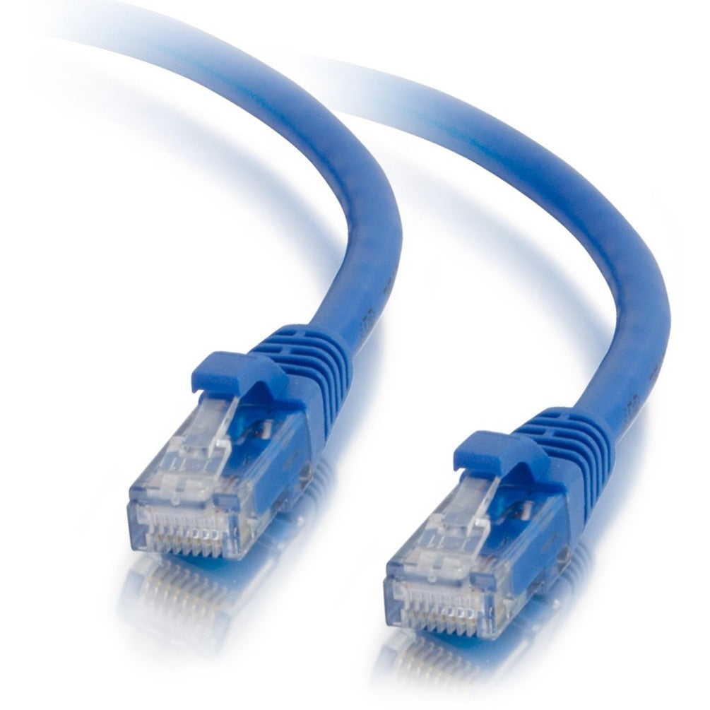 C2G 23828 1ft Cat5e Unshielded Ethernet Cable, Blue, Lifetime Warranty