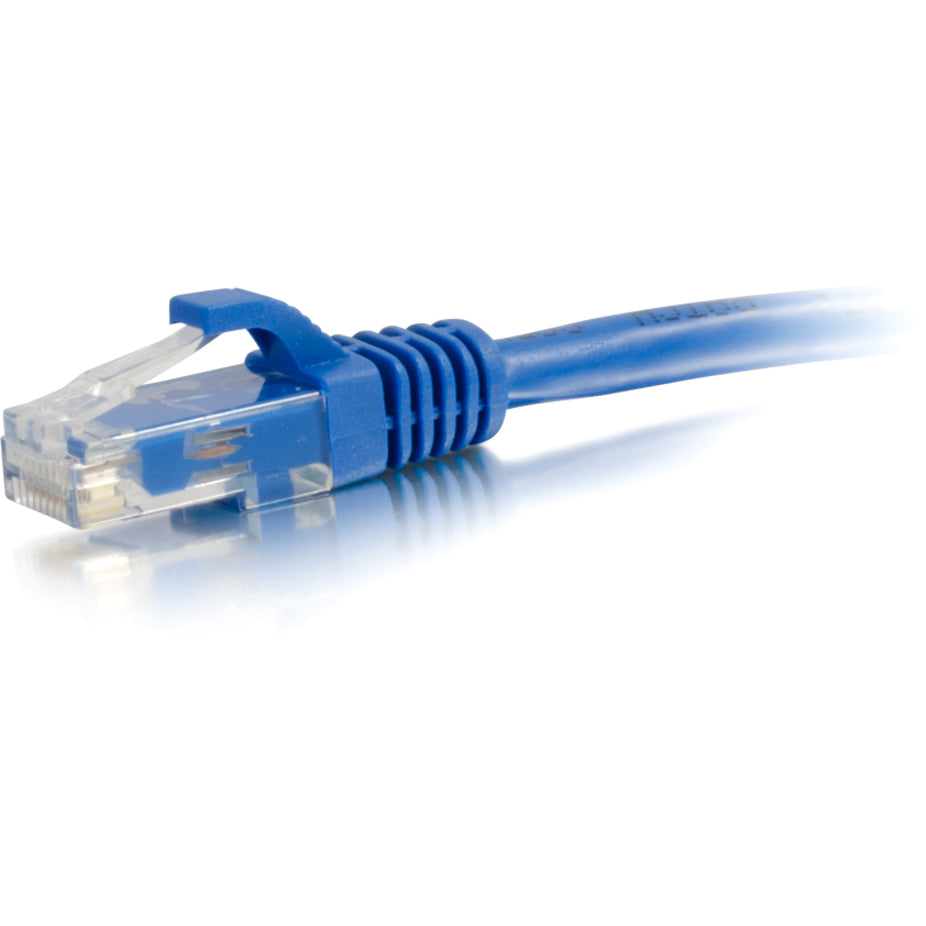 C2G 23828 1ft Cat5e Unshielded Ethernet Cable, Blue, Lifetime Warranty
