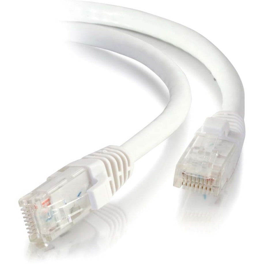 C2G 19477 5ft Cat5e Unshielded Ethernet Cable, White - High-Speed Network Patch Cable