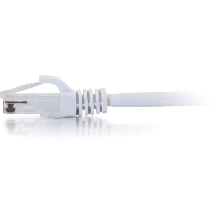 C2G 19529 14 ft Cat5e Snagless UTP Unshielded Network Patch Cable, White