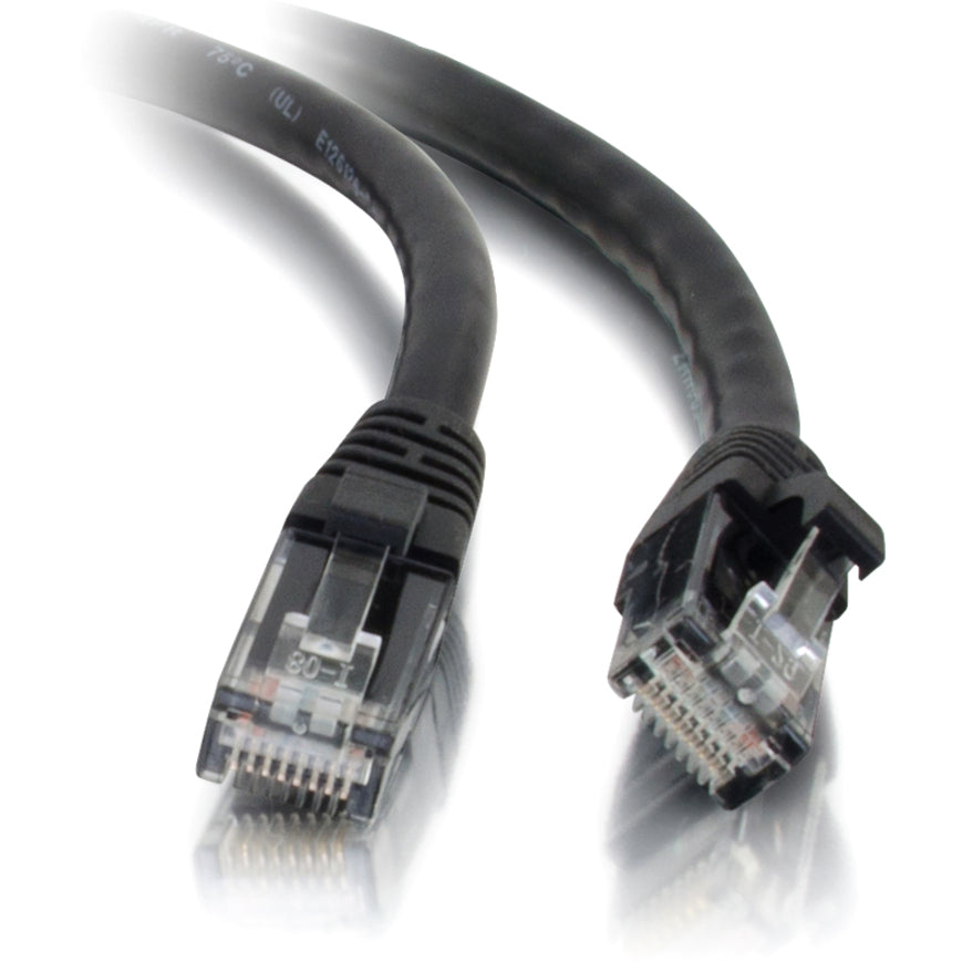 C2G 20038 50 ft Cat5e Snagless UTP Unshielded Network Patch Cable, Black