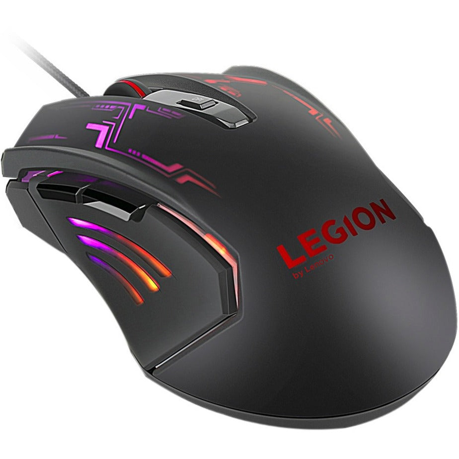 Lenovo Legion M200 RGB Gaming Mouse - Ergonomic Fit, Optical Sensor, Integrated Backlighting [Discontinued]