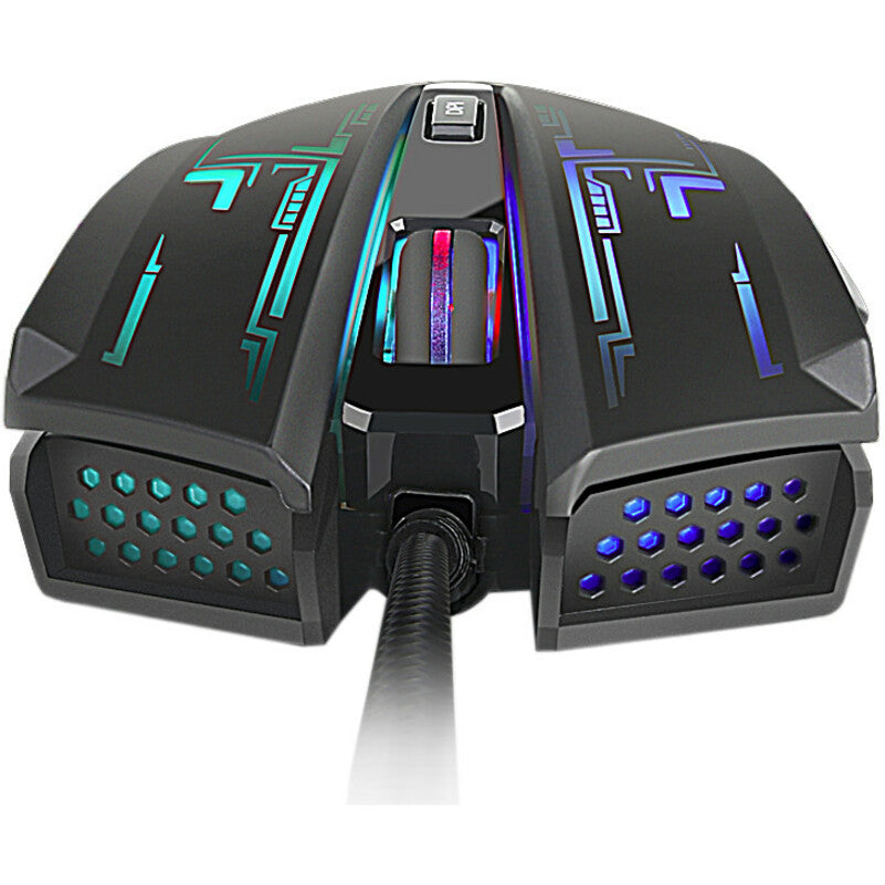 Lenovo Legion M200 RGB Gaming Mouse - Ergonomic Fit, Optical Sensor, Integrated Backlighting [Discontinued]