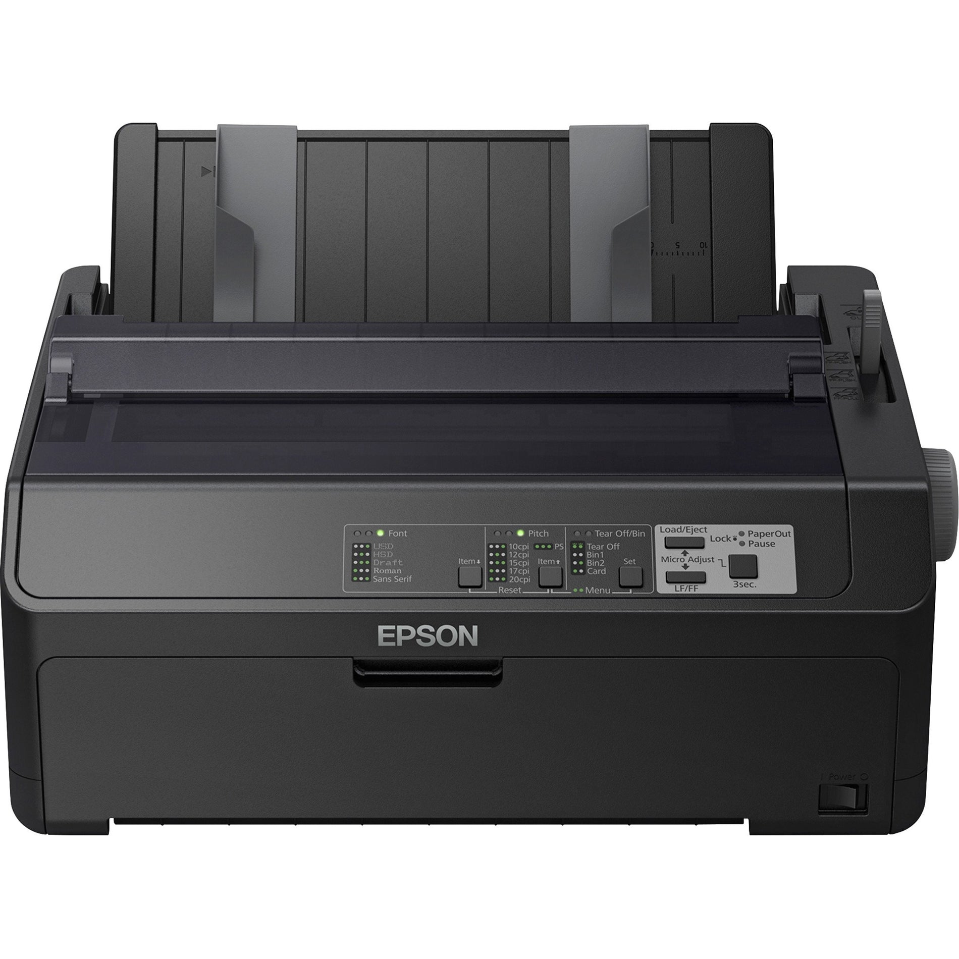 Epson C11CF37201 FX-890II Impact Drucker 9-Stift Seriendruckpunktmatrix 55dB Schwarz/Grau