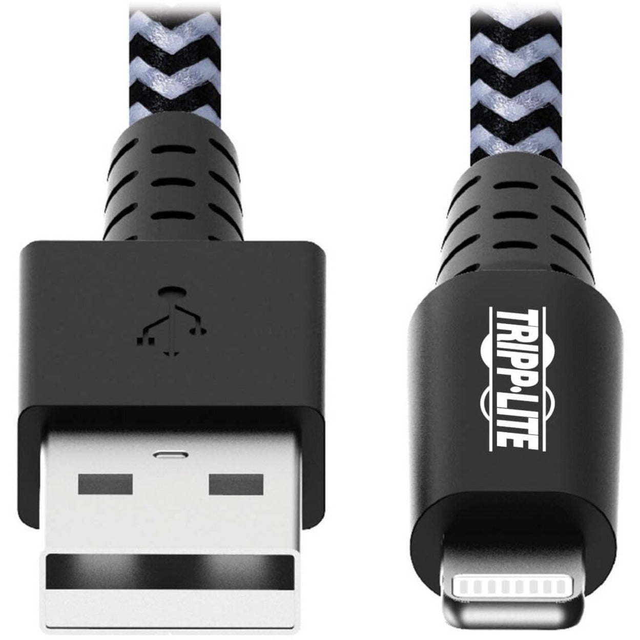 Tripp Lite M100-003-HD Heavy-Duty USB Sync/Charge Cable with Lightning Connector, 3 ft. (0.9 m)