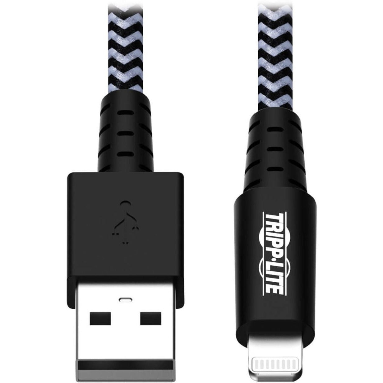 Tripp Lite M100-003-HD Heavy-Duty USB Sync/Charge Cable with Lightning Connector, 3 ft. (0.9 m)