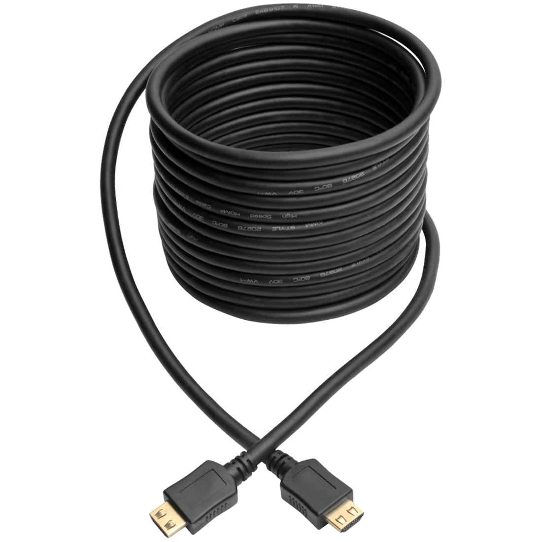 Tripp Lite P568-020-BK-GRP High-Speed HDMI Cable, 20 ft., with Gripping Connectors, 1080p, Black