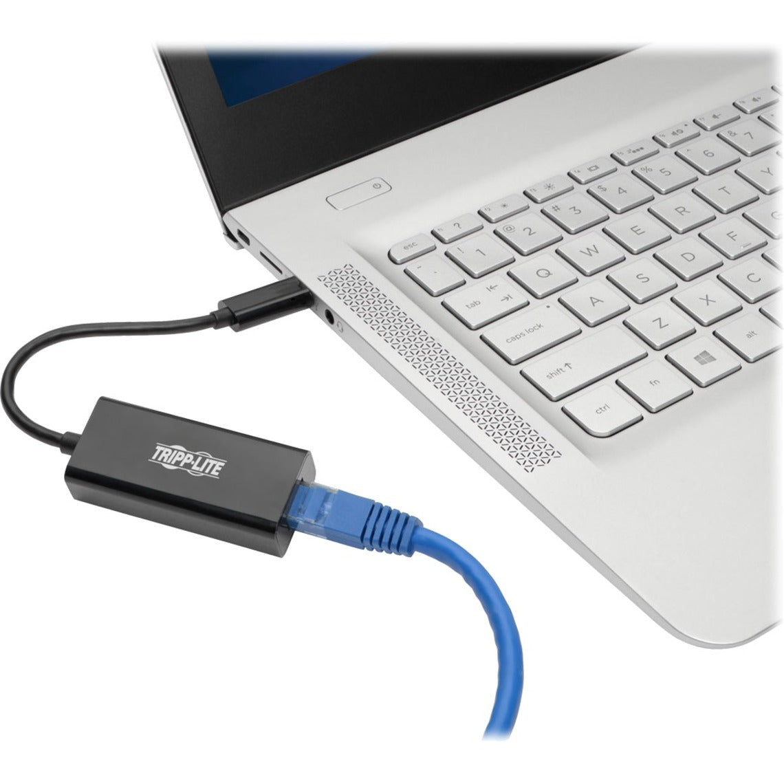 Tripp Lite U436-06N-GB USB-C to Gigabit Network Adapter with Thunderbolt 3 Compatibility - Black, Plug and Play