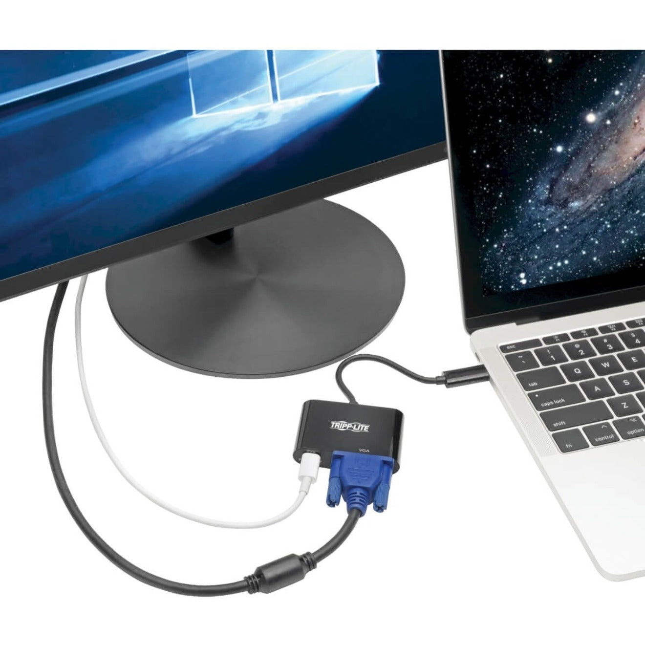 Tripp Lite U444-06N-VB-C USB-C to VGA Adapter, Connect Your USB-C Device to a VGA Display