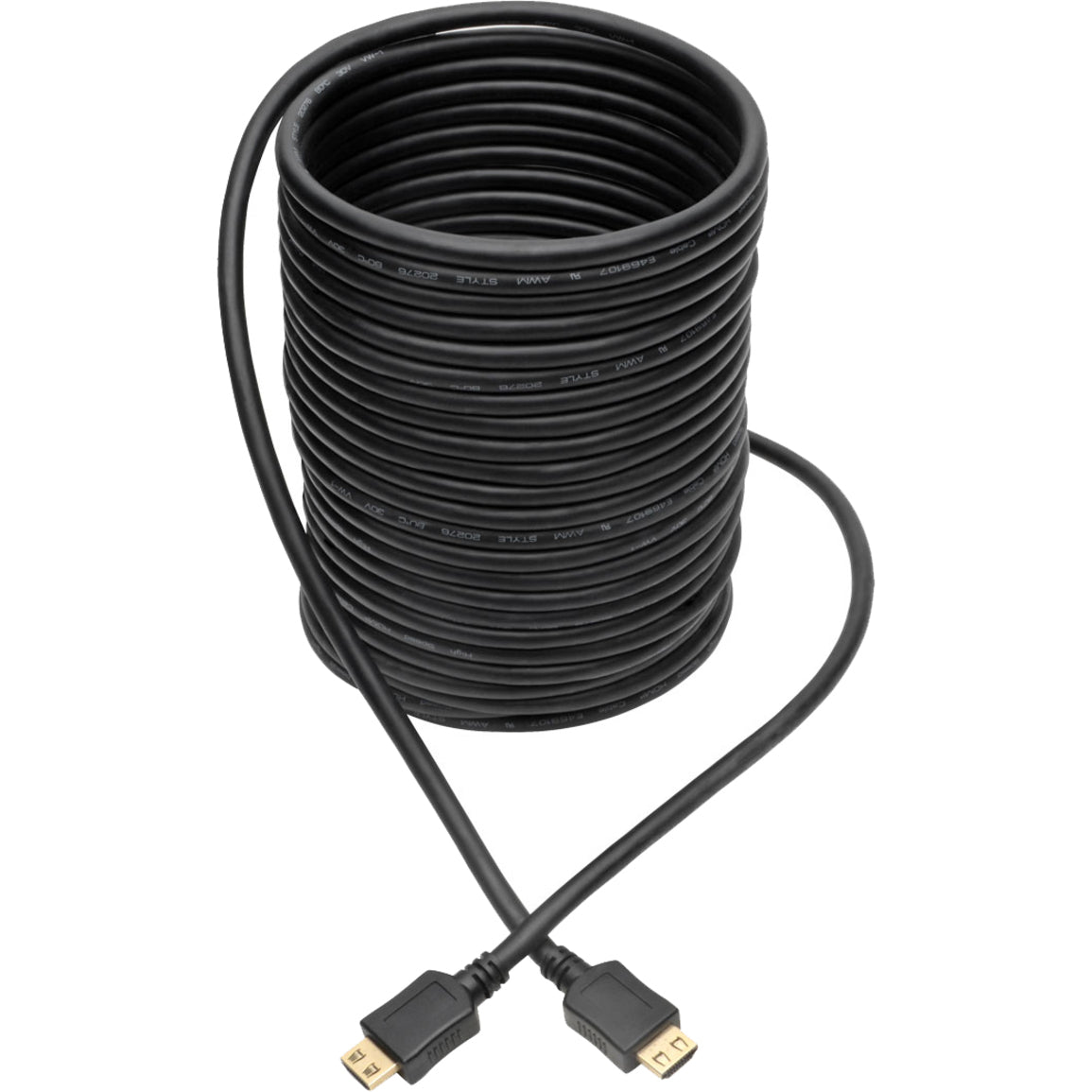 Tripp Lite P568-035-BK-GRP High-Speed HDMI Cable, 35 ft., with Gripping Connectors, Black