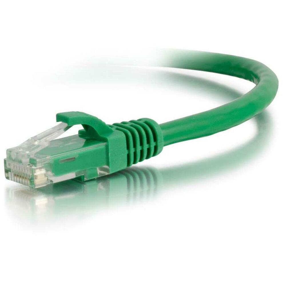 C2G 27170 1ft Cat6 Unshielded Ethernet Cable, Green - High-Speed Network Patch Cable