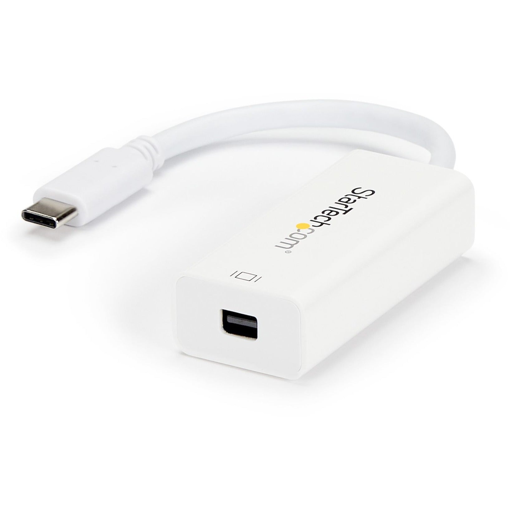 StarTech.com CDP2MDP USB C to Mini DisplayPort Adapter - 4K 60Hz, Reversible, Passive