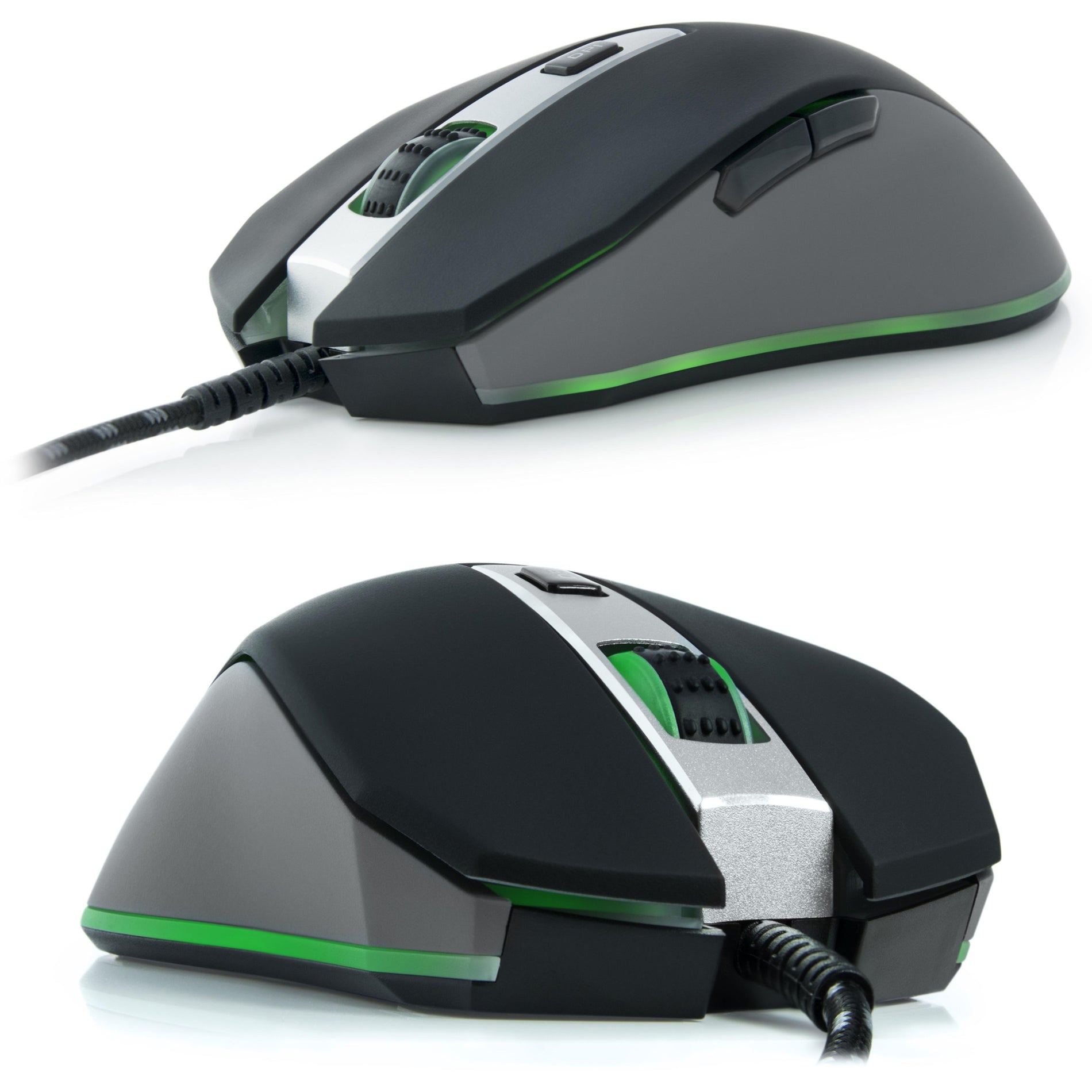 Plugable USB-PM3360 Performance Gaming Mouse, Ergonomic Fit, 3200 DPI, 6 Buttons, Plug-and-Play