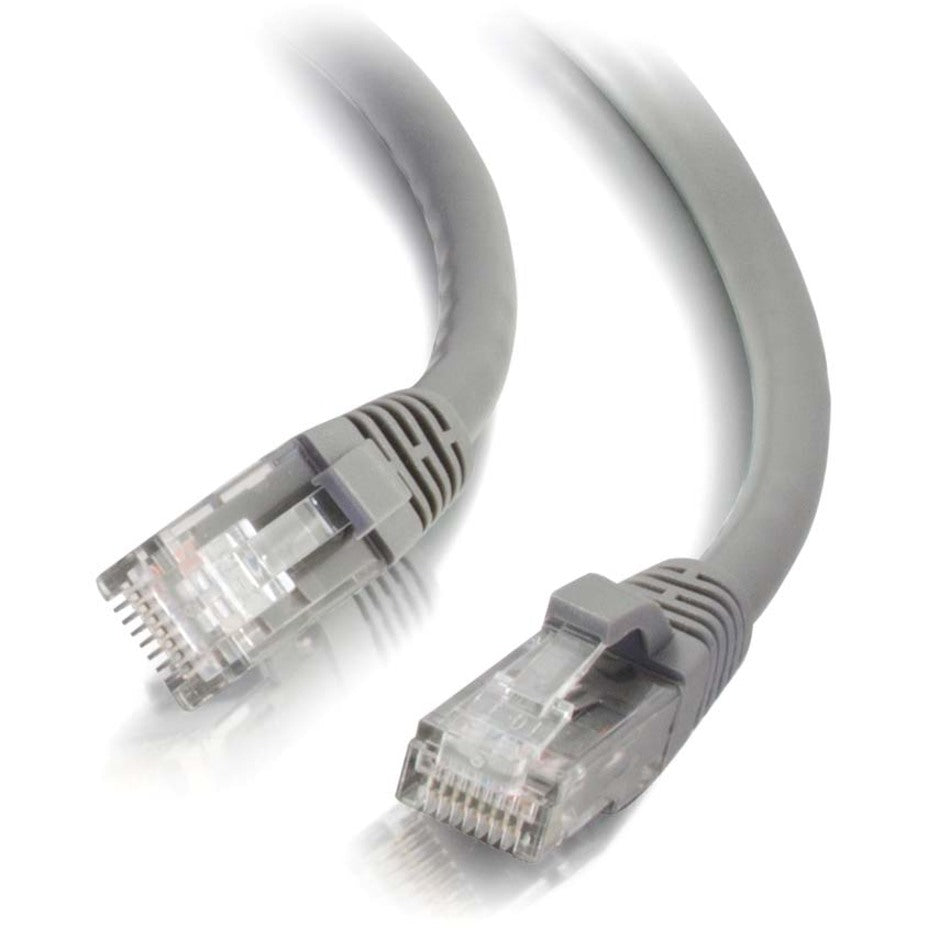 C2G 27137 100ft Cat6 Unshielded Ethernet Cable, Gray, High-Speed Network Patch Cable