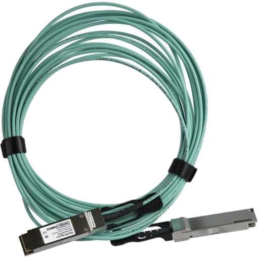 StarTech.com QSFP40GAO10M Fiber Optic Network Cable, 32.81 ft, 40 Gbit/s, Active, Flexible, Hot-swappable