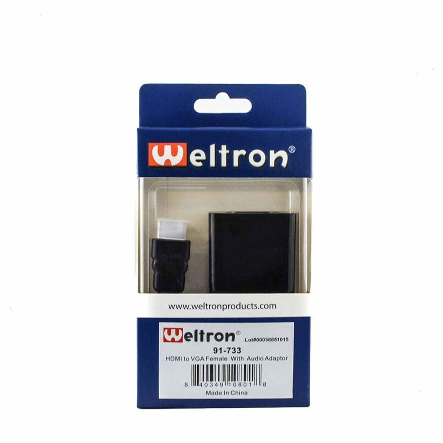 Weltron HDMI To VGA Adapter (91-733)