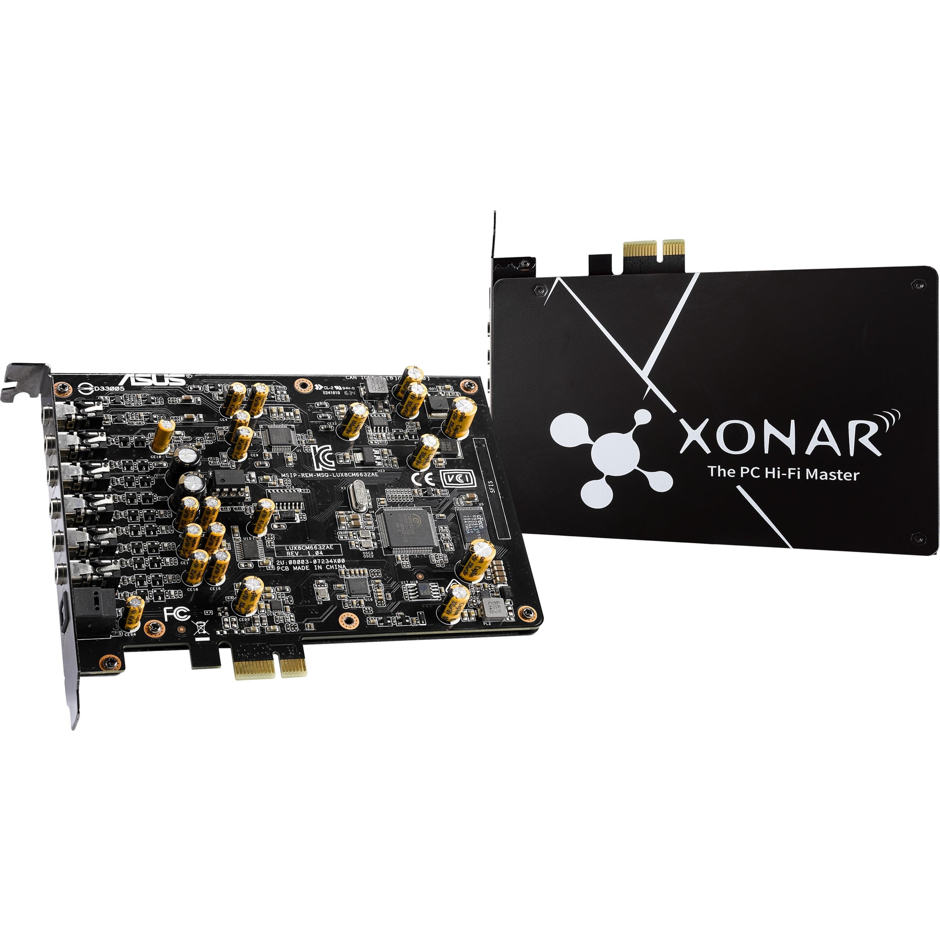 Asus XONAR AE PCIe 7.1 Gaming Audio Card, Enhanced Sound Quality for Immersive Gaming Experience