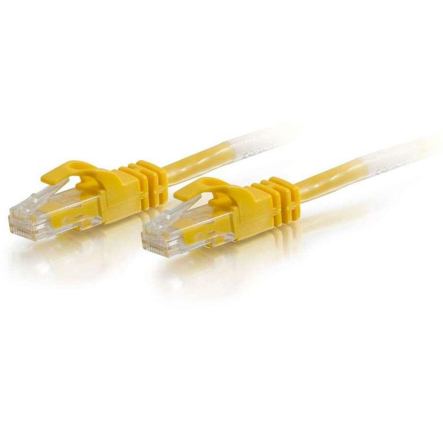 C2G 27872 7ft Cat6 Unshielded Ethernet Network Crossover Patch Cable, Yellow