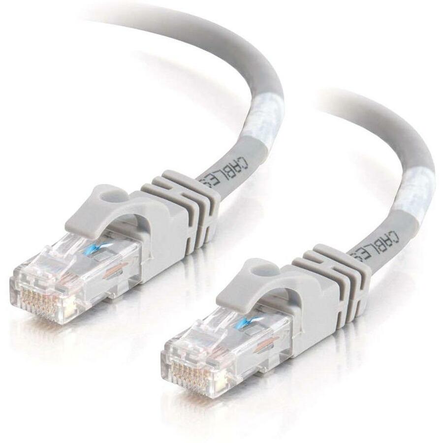 C2G 27823 10 ft Cat6 Snagless Crossover UTP Unshielded Network Patch Cable, Gray