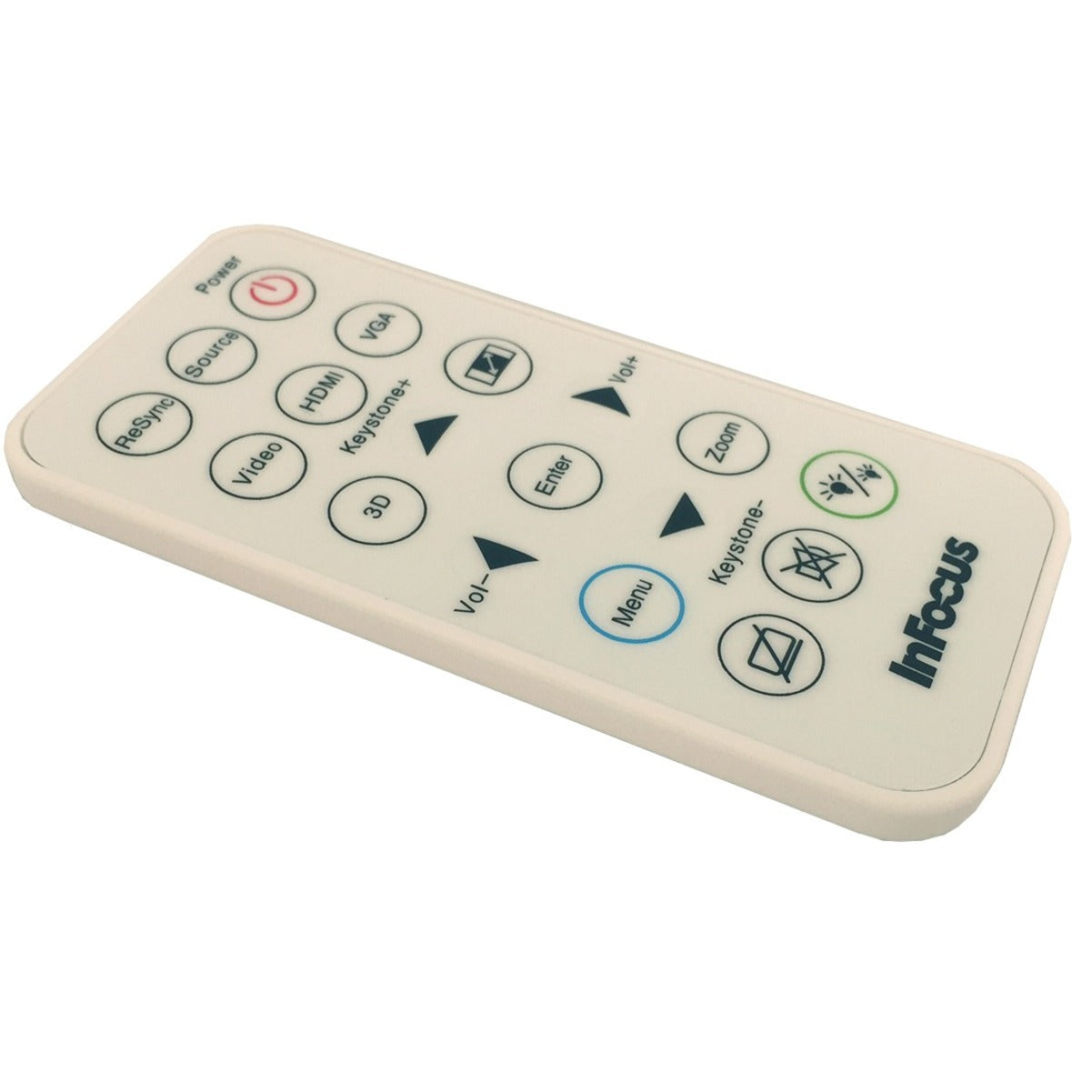 InFocus INA-REMPJ001 Replacement Remote for Select InFocus Projectors, Wireless Control
