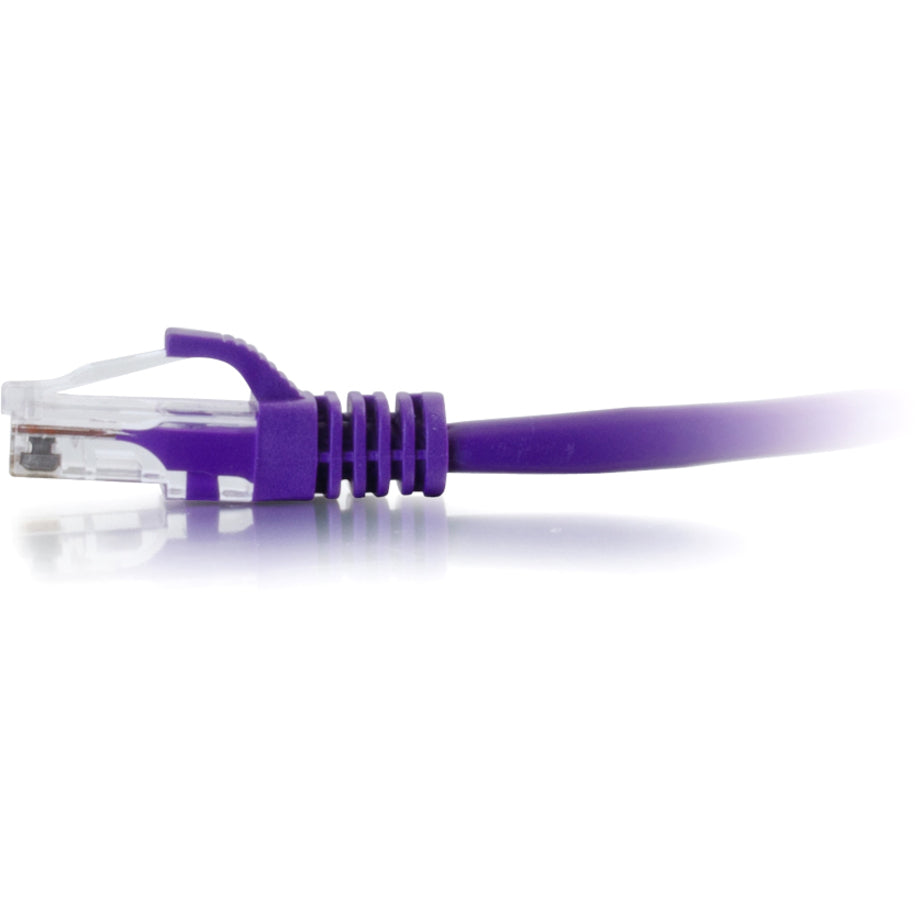 C2G 27809 150ft Cat6 Unshielded Ethernet Cable - Purple, High-Speed Network Patch Cable