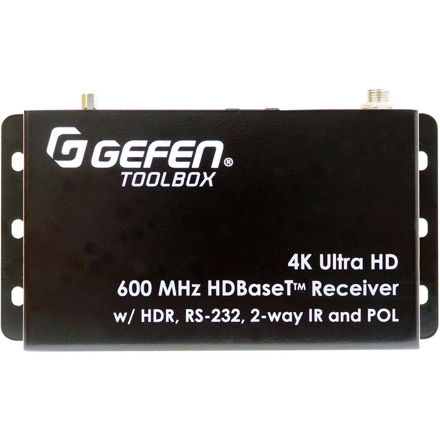 Gefen GTB-UHD600-HBT 4K Ultra HD HDBaseT Extender with HDR, RS-232, 2-way IR, and POL