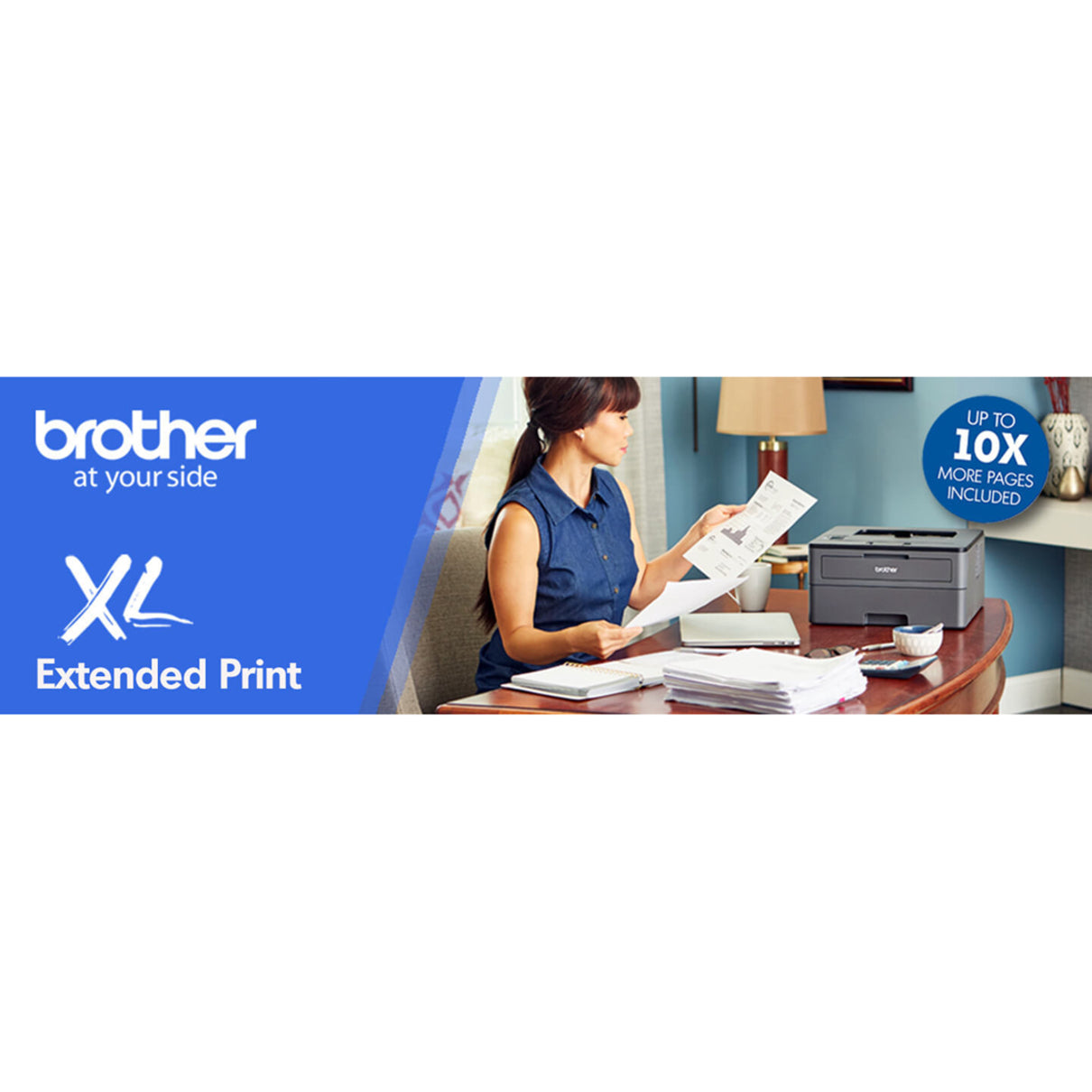 Brother HL-L2370dwXL HL-L2370DWXL Laser Printer, Monochrome, Automatic Duplex Printing, Wireless Printing, 36 ppm, 2400 x 600 dpi