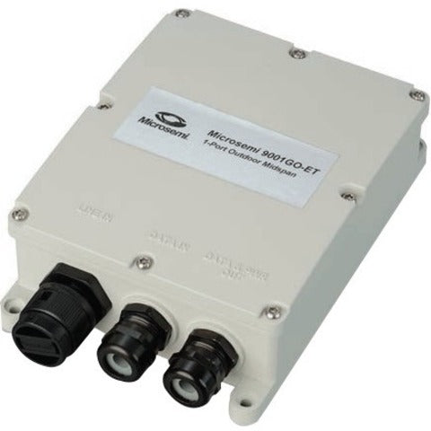 Microchip PD-9001GO-ET PoE Midspan PD-9001GO-ET/AC, Power Over Ethernet Injector, 30W Output Power