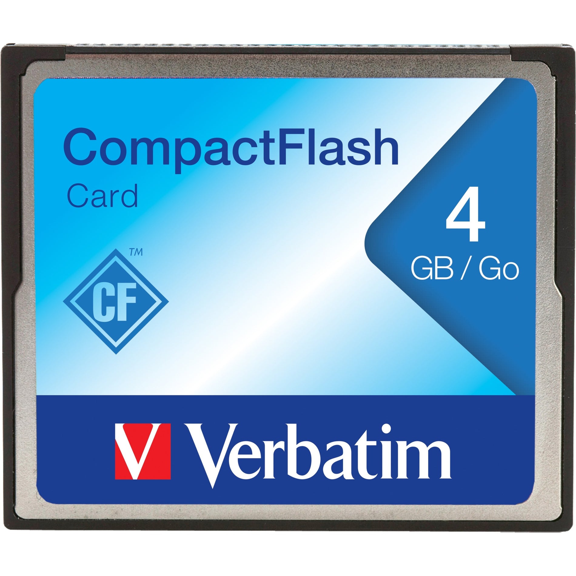 Verbatim 95188 4GB CompactFlash Memory Card, Lifetime Warranty, High Performance Controller
