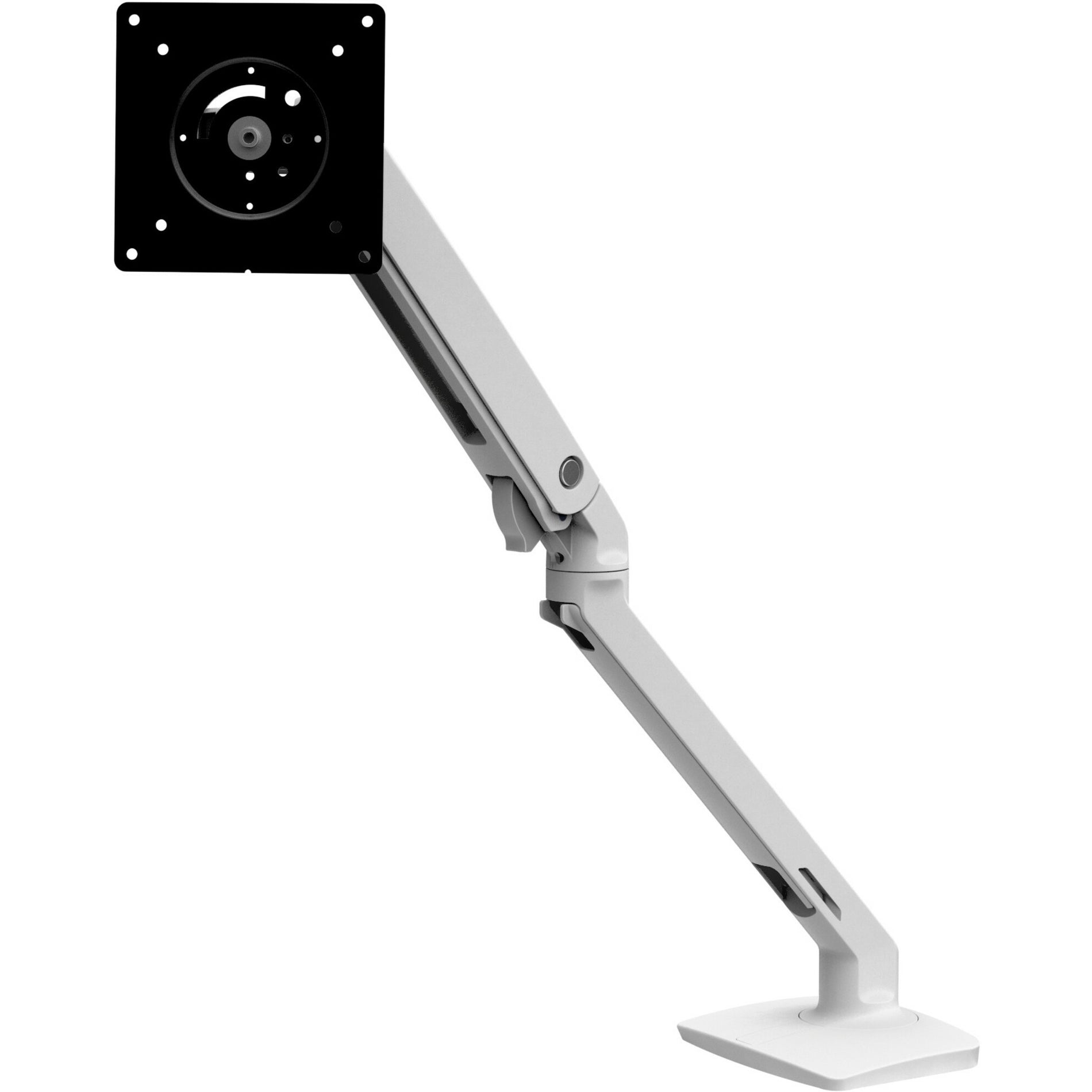 Ergotron 45-508-216 MXV Desk Monitor Arm with Under Mount C-Clamp, White - Supports 1 Monitor, 20 lb Maximum Load Capacity, 34" Maximum Screen Size