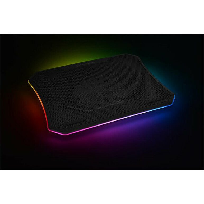 Thermaltake CL-N014-PL20SW-A Massive 20 RGB Notebook Cooler, Adjustable Ergonomic Design, Cooling Pad