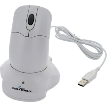 Seal Shield STWM042WE Silver Storm Wireless Medical Mouse - Rechargeable, White