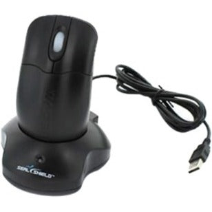Seal Shield STM042WE Silver Storm Wireless Waterproof Mouse (Black), Rechargeable, 1000 DPI Optical, Radio Frequency