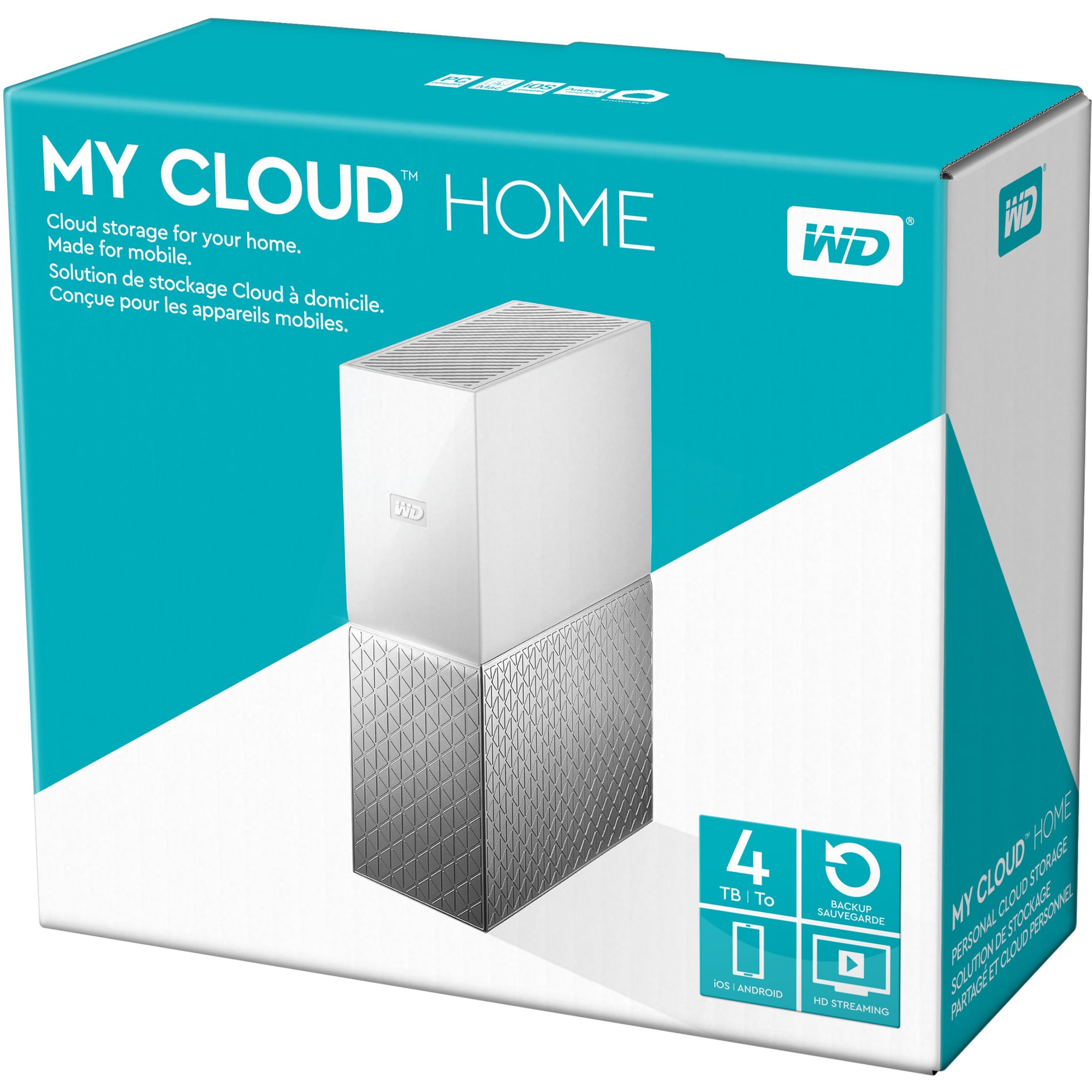 WD My Cloud Home Personal Cloud Storage (WDBVXC0040HWT-NESN) Alternate-Image3 image
