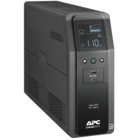 APC BR1350MS Back-UPS Pro Tower UPS, 1350VA/810W, 3 Year Warranty, Energy Star, RoHS Certified [Discontinued]