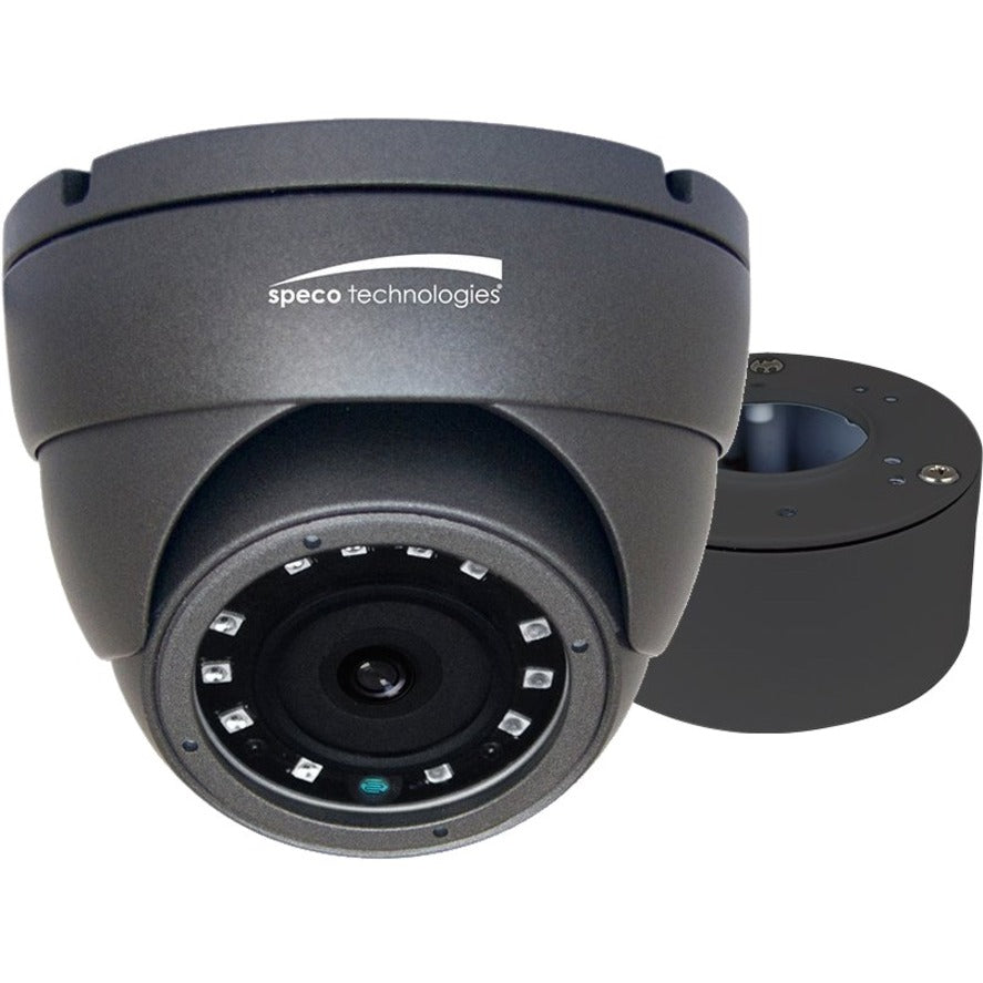 Speco VLDT4G 2MP HD-TVI Eyeball Camera, Full HD Surveillance Camera with Built-in IR LED, IP66 Weather Resistant