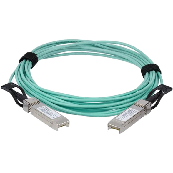 StarTech.com SFP10GAOC5M SFP+ Active Optical Cable - 5 m (16.4 ft.), Flexible, Hot-swappable, 10 Gbit/s Data Transfer Rate, Fiber Optic Network Cable