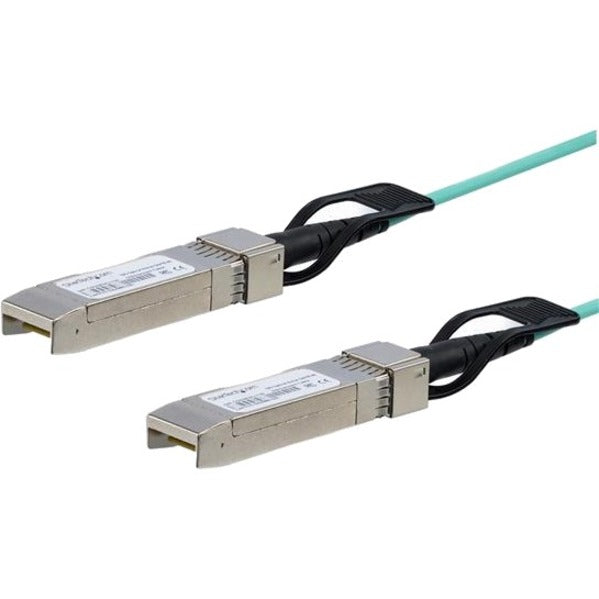 StarTech.com SFP10GAOC5M SFP+ Active Optical Cable - 5 m (16.4 ft.), Flexible, Hot-swappable, 10 Gbit/s Data Transfer Rate, Fiber Optic Network Cable