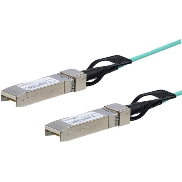 StarTech.com SFP10GAOC3M SFP+ Active Optical Cable - 3 m (9.8 ft.), Flexible, Hot-swappable, 10 Gbit/s Data Transfer Rate, Fiber Optic Network Cable