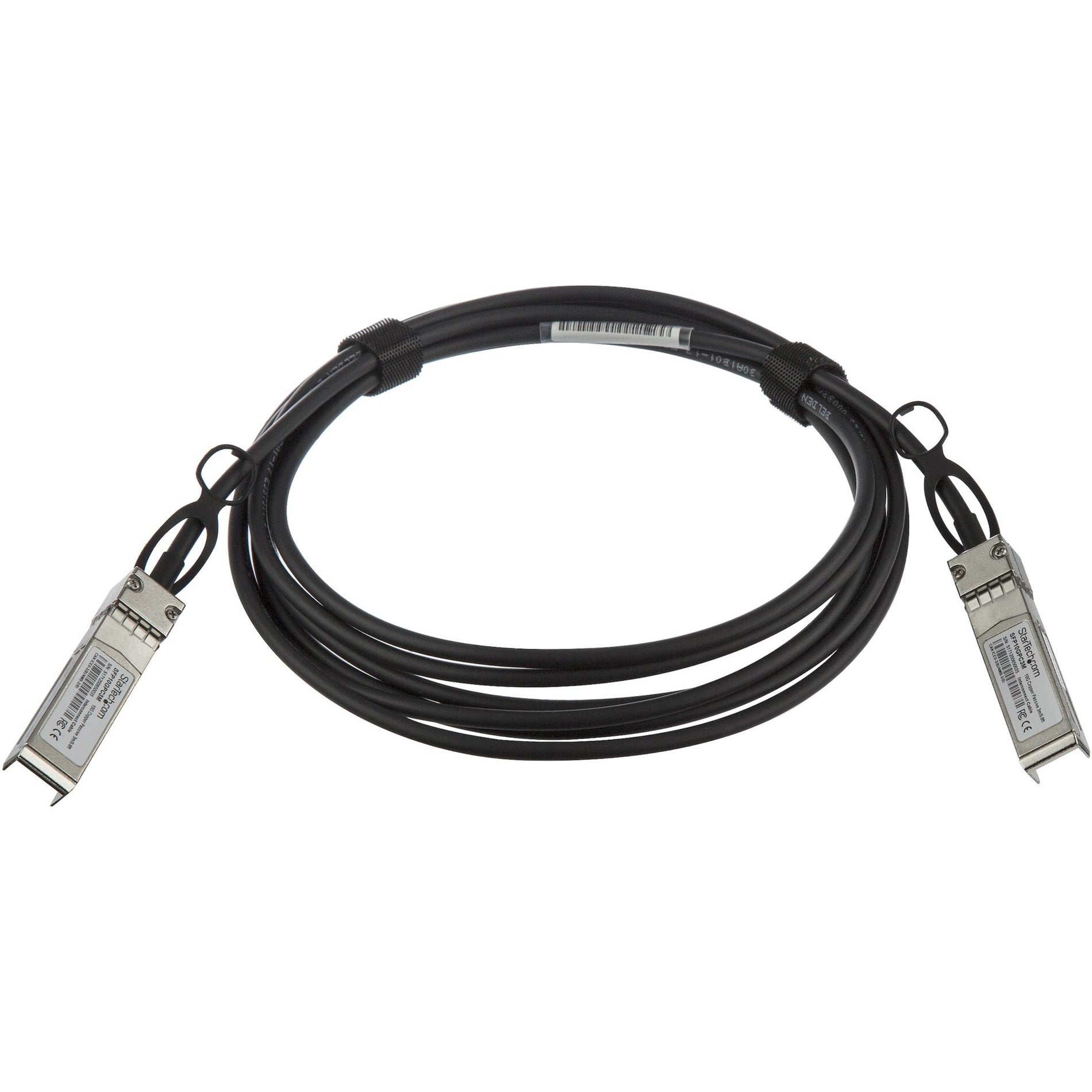 StarTech.com SFP10GPC3M SFP+ Direct Attach Cable - MSA Compliant - 3 m (9.8 ft.), Hot-swappable, Passive, 10 Gbit/s