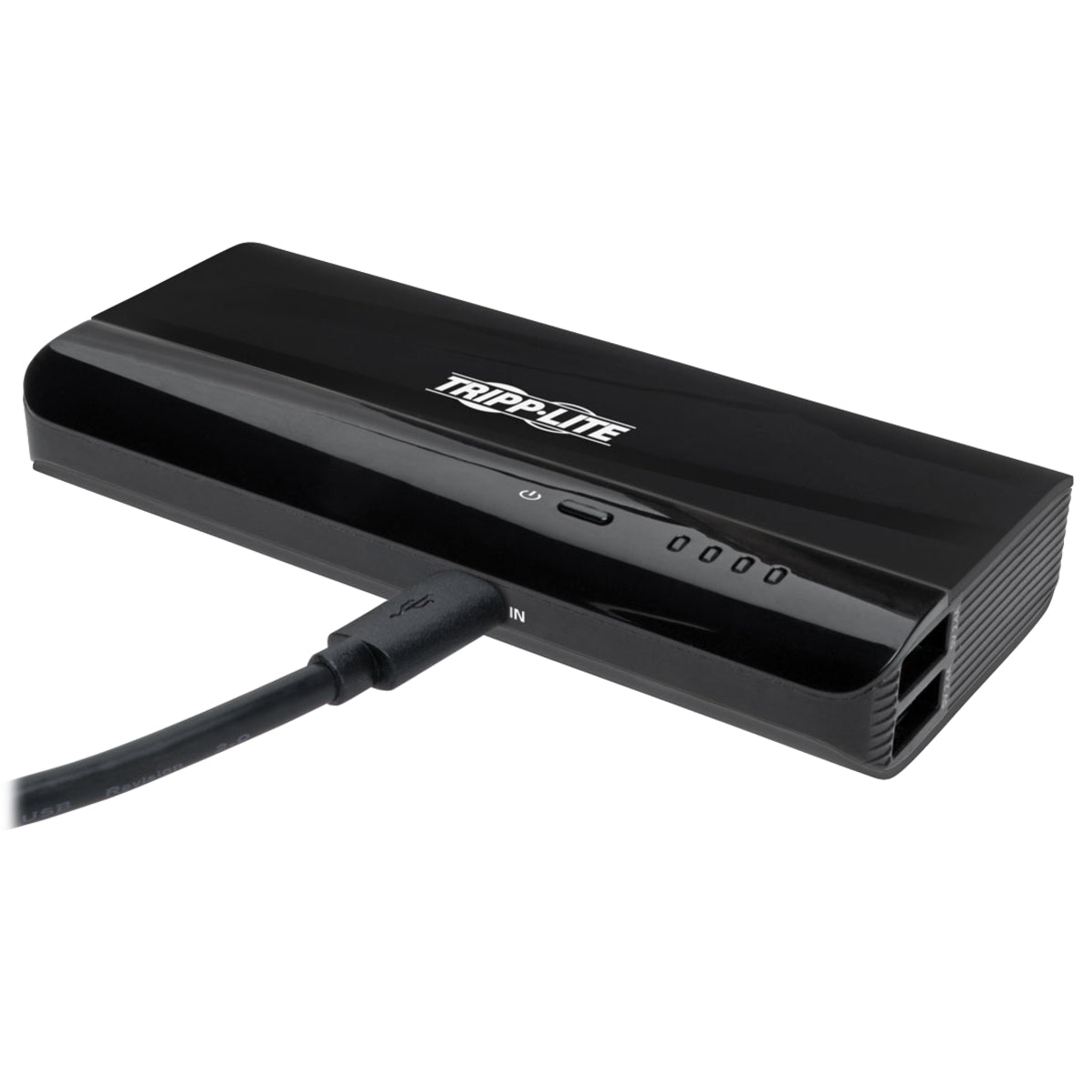 Tripp Lite UPB-12K0-S2X2U 12,000mAh Dual-Port Mobile Power Bank USB Battery Charger, Portable and Reliable Charging for Your Devices