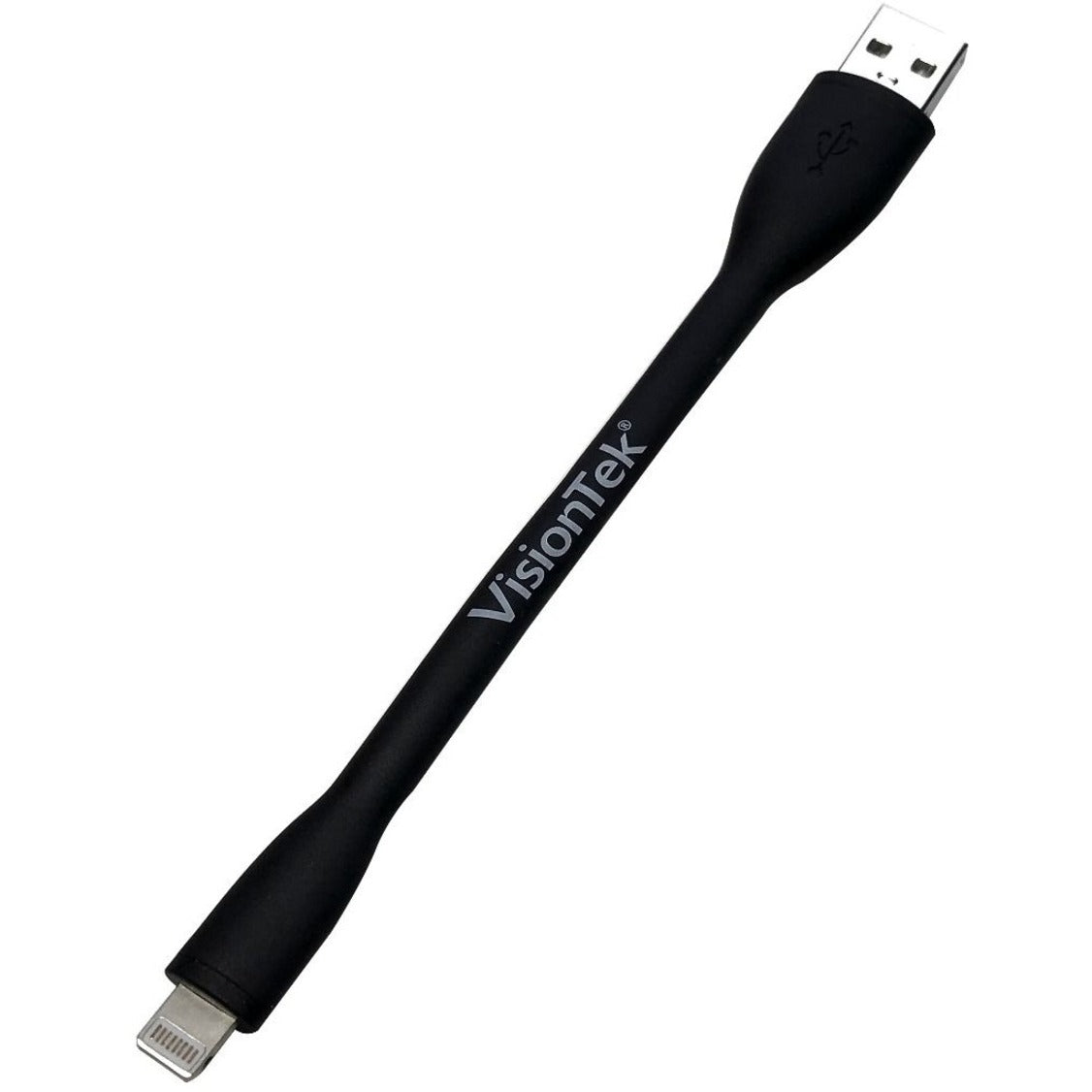 VisionTek Lightning to USB Flex Cable - Black (901096)